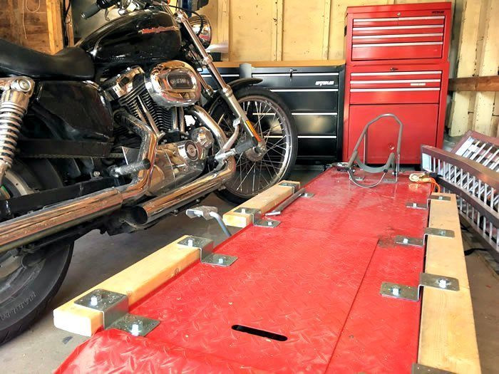 DIY Motorcycle Lift Plans
 How To DIY Motorcycle Table Lift Side Extensions
