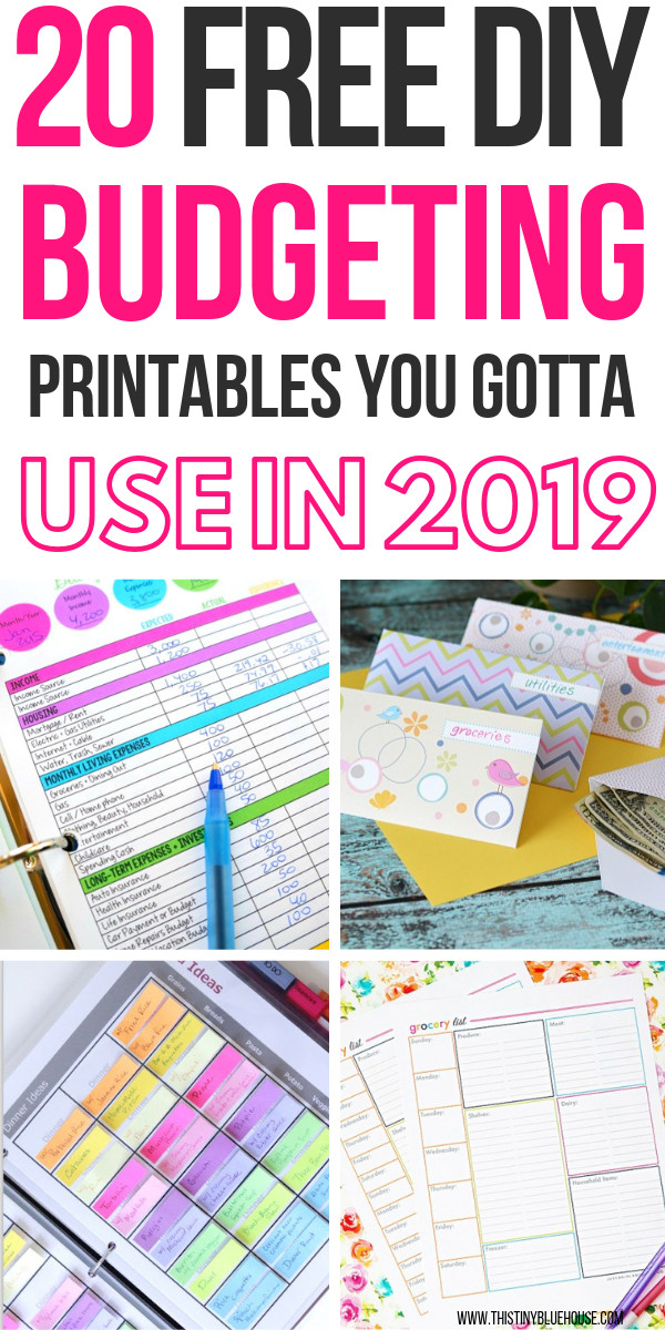 DIY Planner Printables 2019
 20 Free Bud Printables You Need To Use In 2019 This