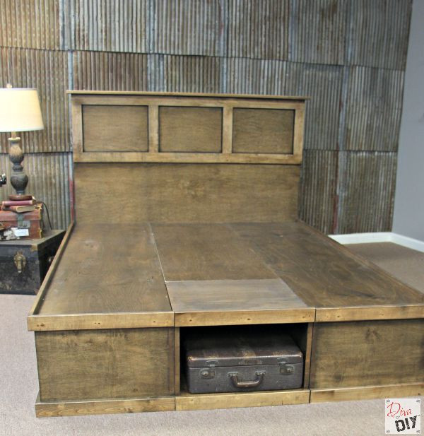 DIY Platform Bed Plans
 How to Make Your Own DIY Platform Bed with Storage