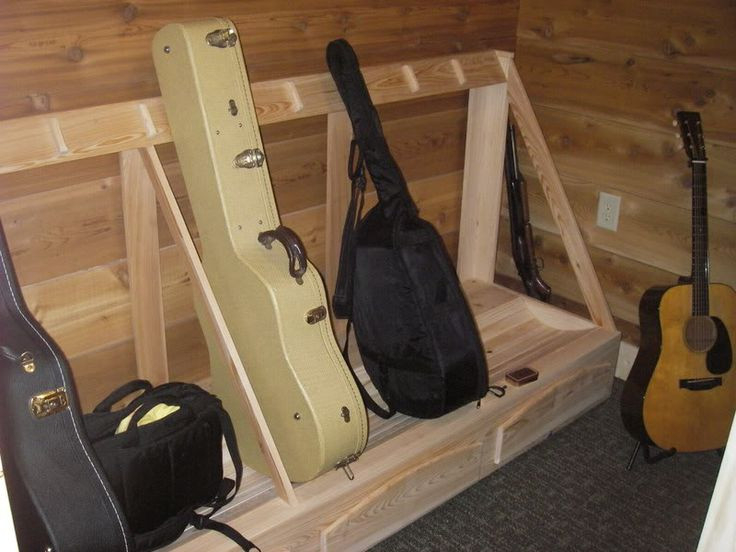 DIY Rack Case Plans
 Guitar storage rack plans Diy