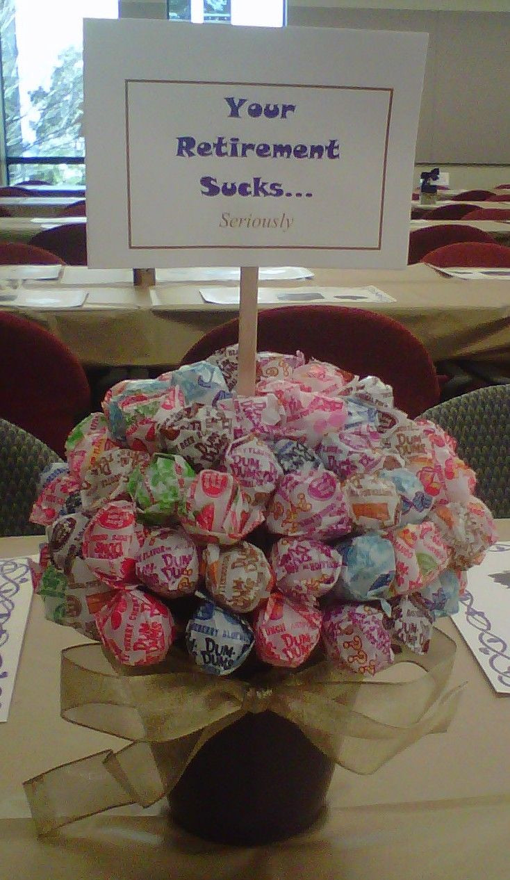 DIY Retirement Planning
 DIY Centerpiece I did for a co worker s Retirement Party