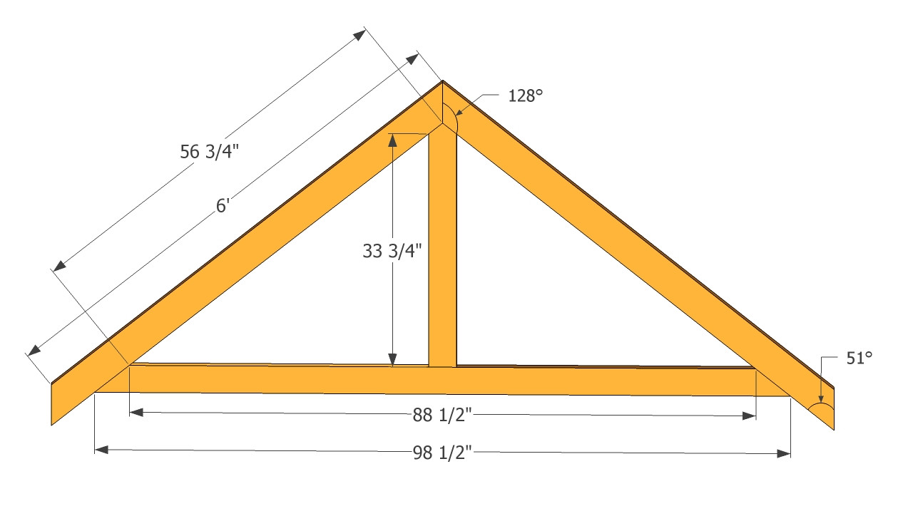 DIY Roof Truss Plans
 Garden shed plans free