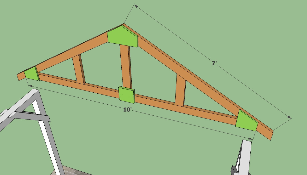 DIY Roof Truss Plans
 How To Make Simple Roof Trusses
