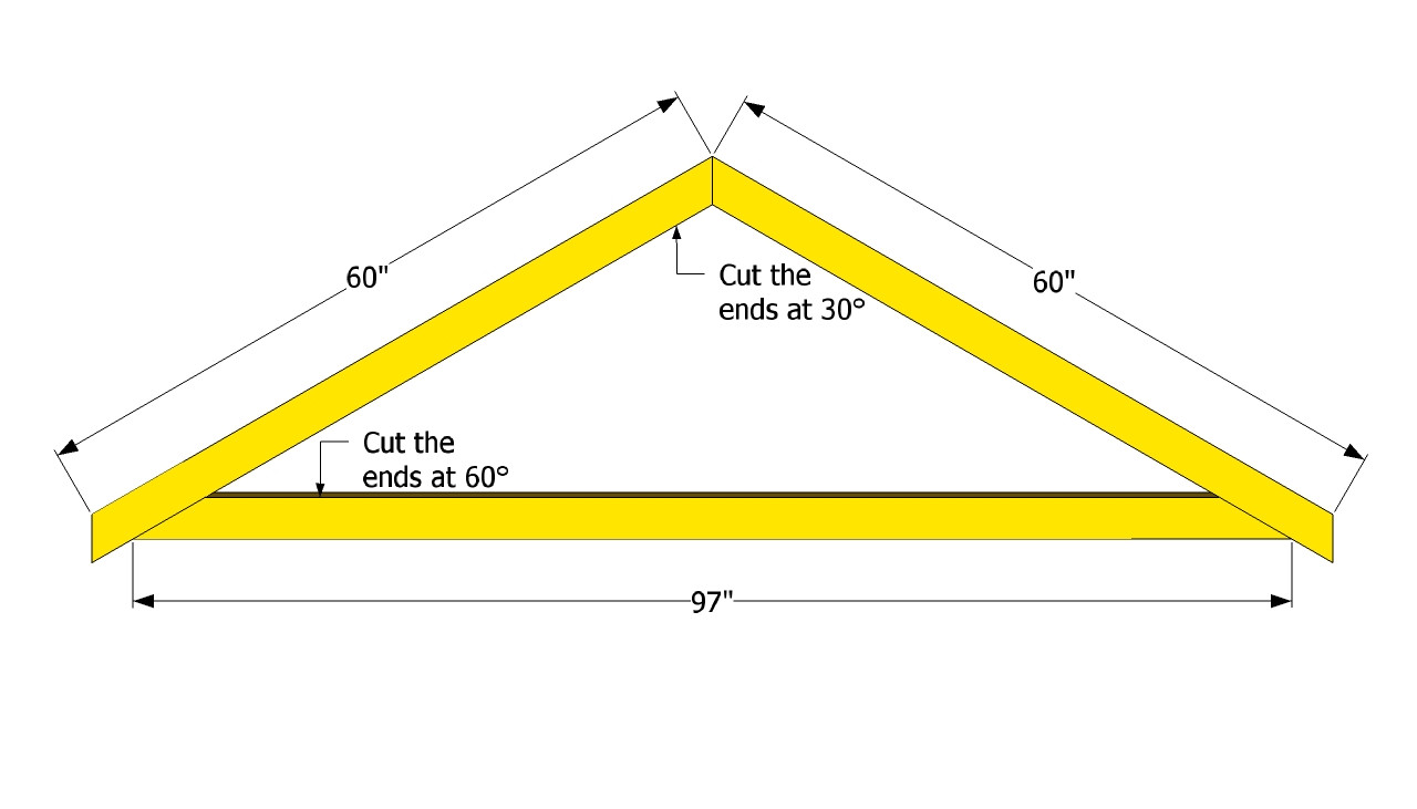 DIY Roof Truss Plans
 How To Make Simple Roof Trusses