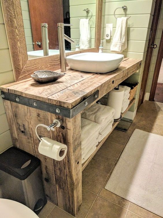 Diy Rustic Bathroom Vanity
 66 Epic Wooden Bathroom Designs Ideas with Modern