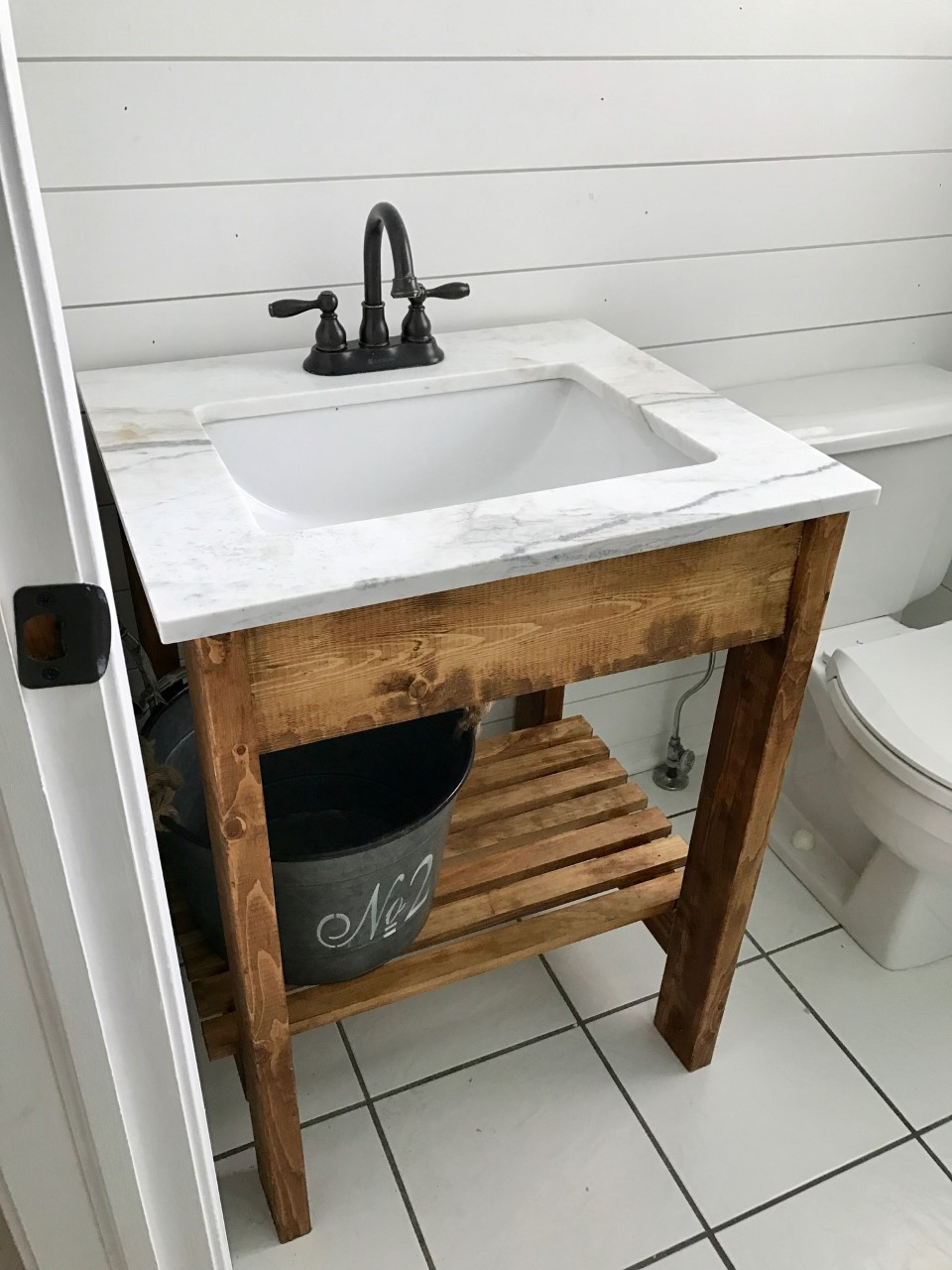 Diy Rustic Bathroom Vanity
 Rustic DIY Vanity – BrandNewell Designs