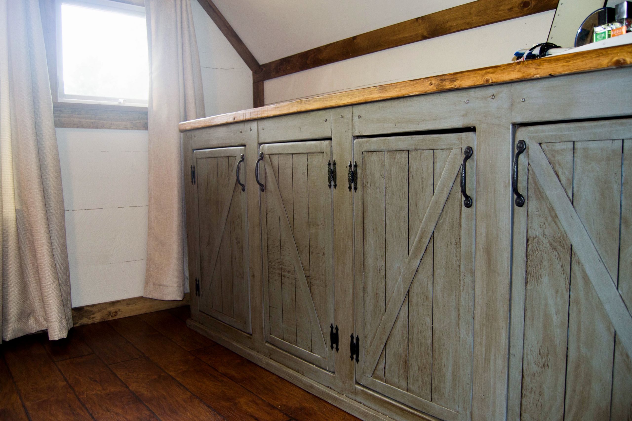 Diy Rustic Kitchen Cabinets
 Scrapped the Sliding Barn Doors Rustic Cabinet Doors