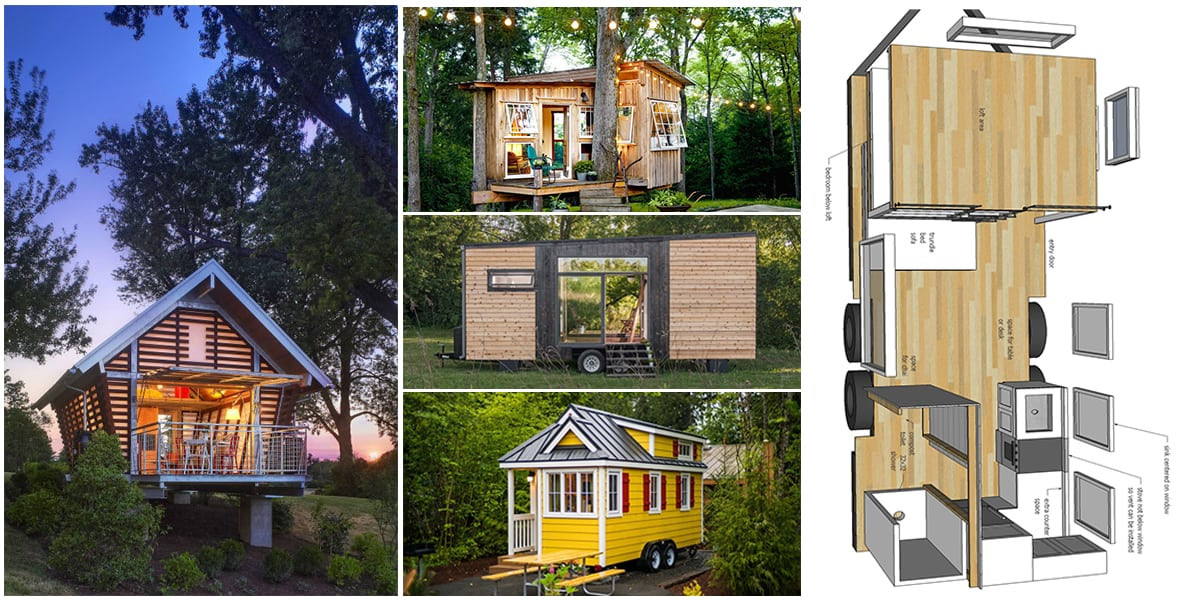 DIY Small House Plans
 37 Free DIY Tiny House Plans for a Happy & Peaceful Life