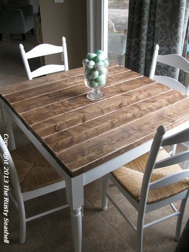 Diy Small Kitchen Table
 The Rusty Seashell Big Projects