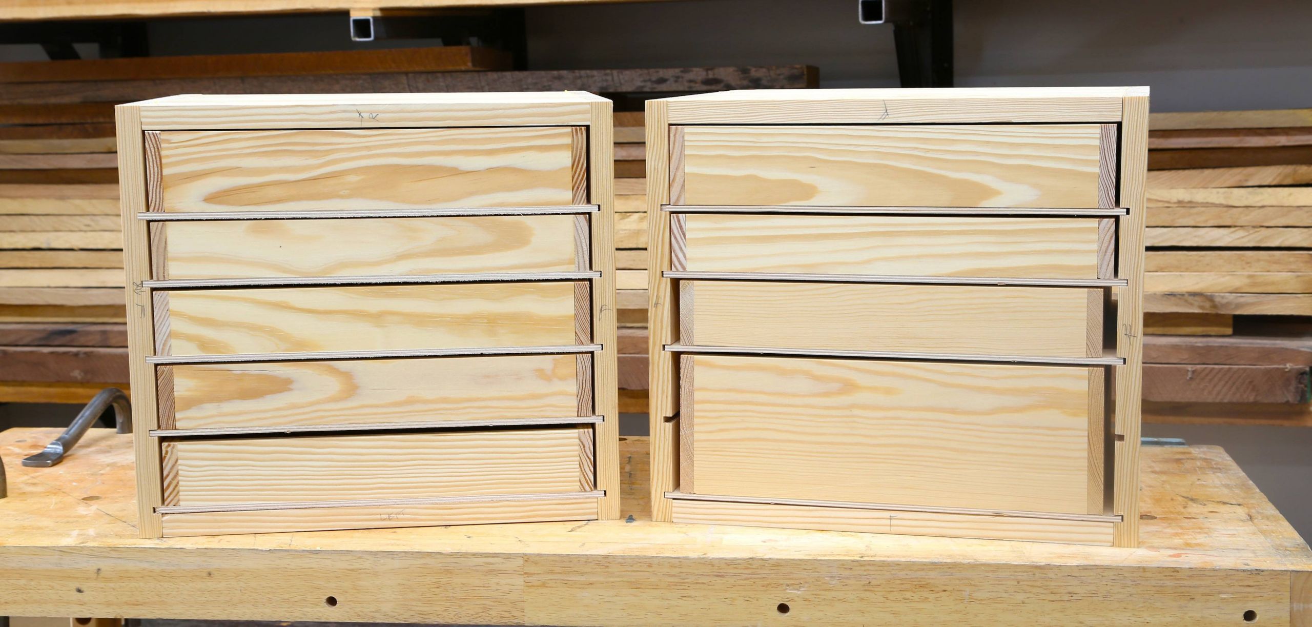 DIY Tool Chest Plans
 How to Build Woodshop Drawers Free DIY Tool Drawer Plans