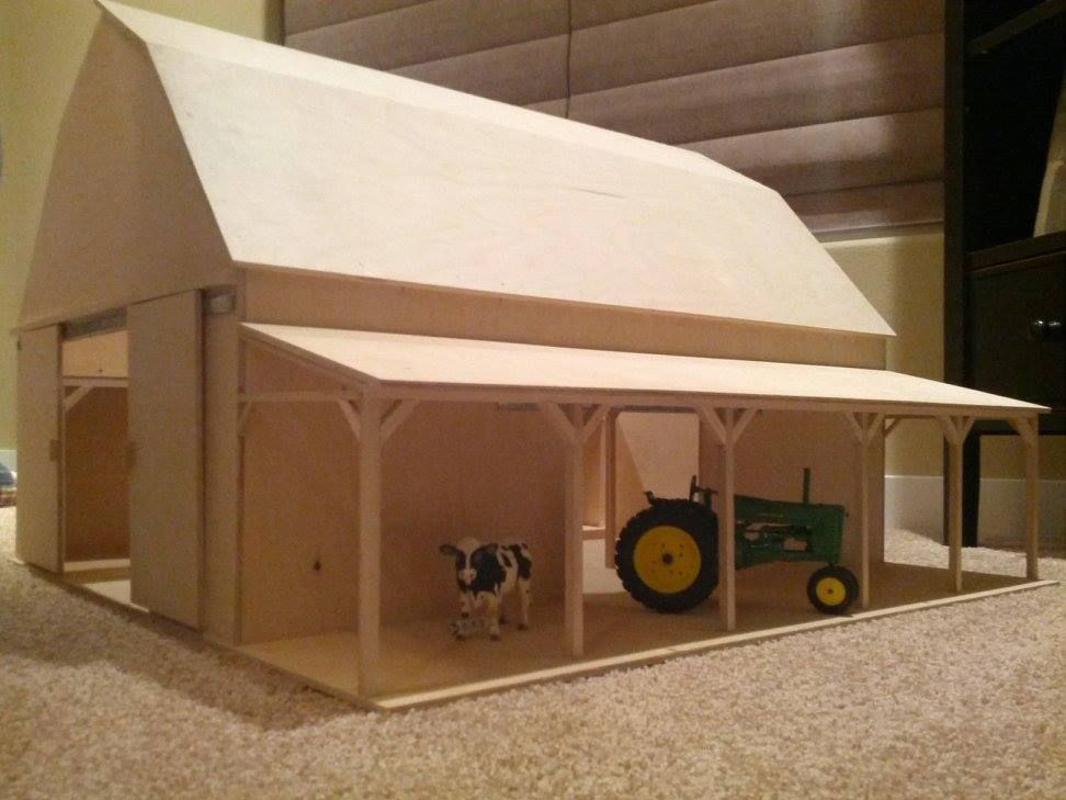 DIY Toy Barn Plans
 Love the overall feel of this one Size perfect floor