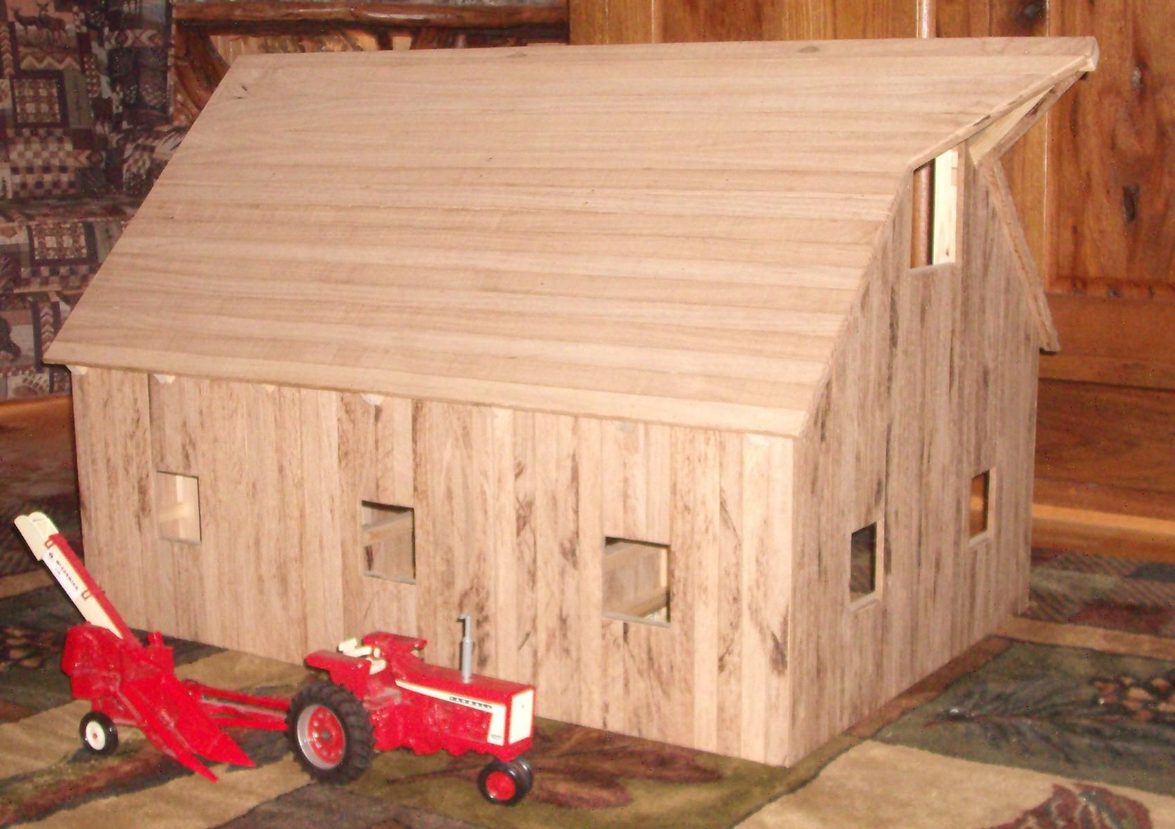 DIY Toy Barn Plans
 Wooden Toy Barn 6 With images