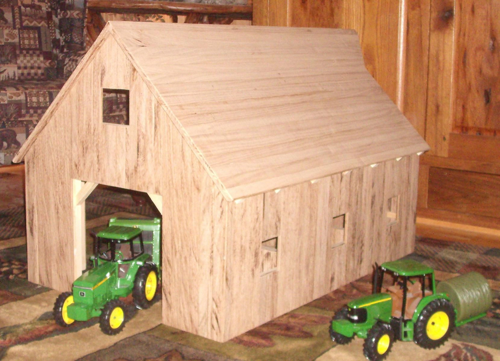 DIY Toy Barn Plans
 Wooden Toy Barn 6