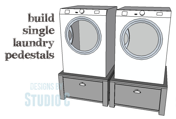 DIY Washer Dryer Pedestal Plans
 DIY Plans to Build Single Washer and Dryer Pedestals