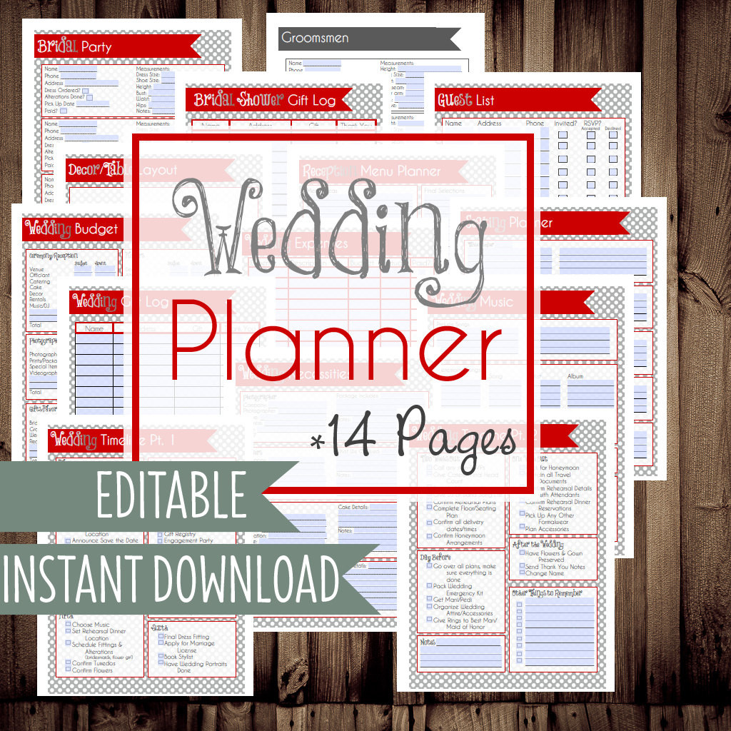 DIY Wedding Planner Printables
 OFF Wedding Planner DIY Wedding Binder Wedding Planner