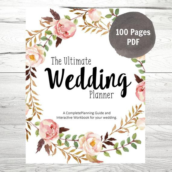 DIY Wedding Planner Printables
 Wedding Planner Printable wedding planner by