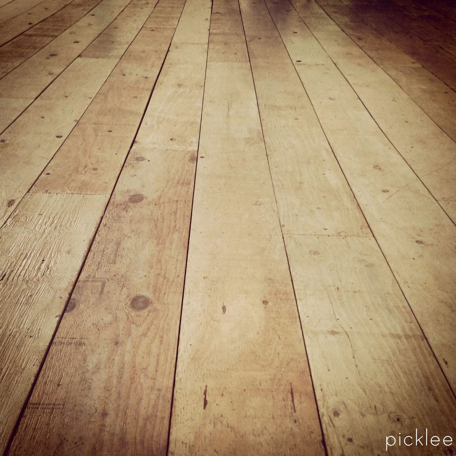 DIY Wide Plank Floors
 plywood floor painted white farmhouse floor