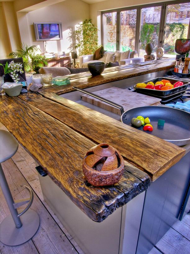 DIY Wood Plank Countertops
 44 Reclaimed Wood Rustic Countertop Ideas Decoholic