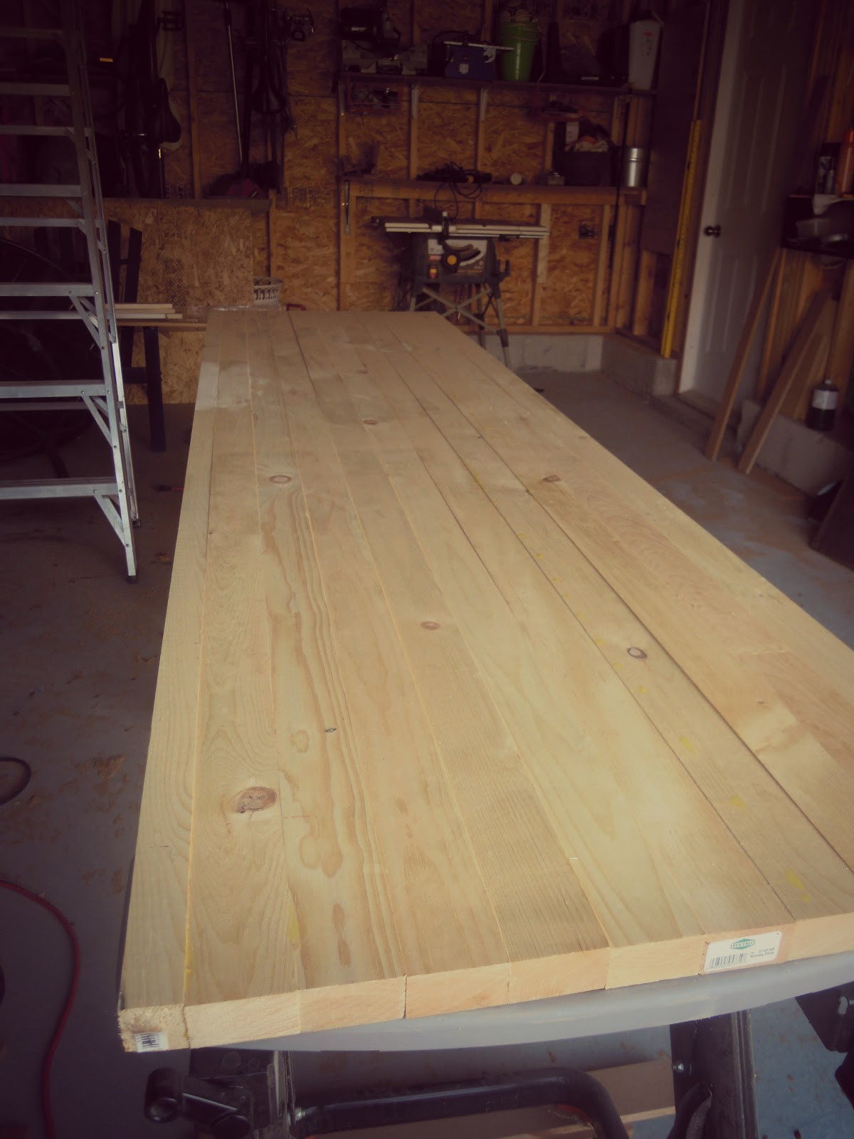 DIY Wood Plank Countertops
 White Wood How I built a DIY wood counter top