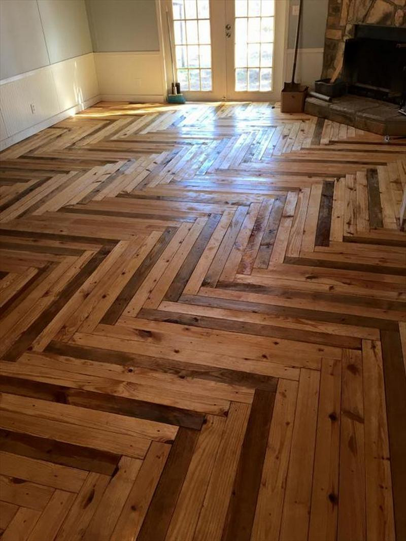 DIY Wood Plank Flooring
 DIY Pallet Flooring – The Owner Builder Network