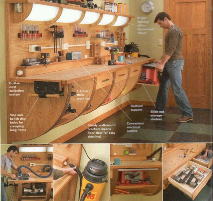 DIY Workshop Plans
 Do It Yourself Garage Workbench Plans WoodWorking