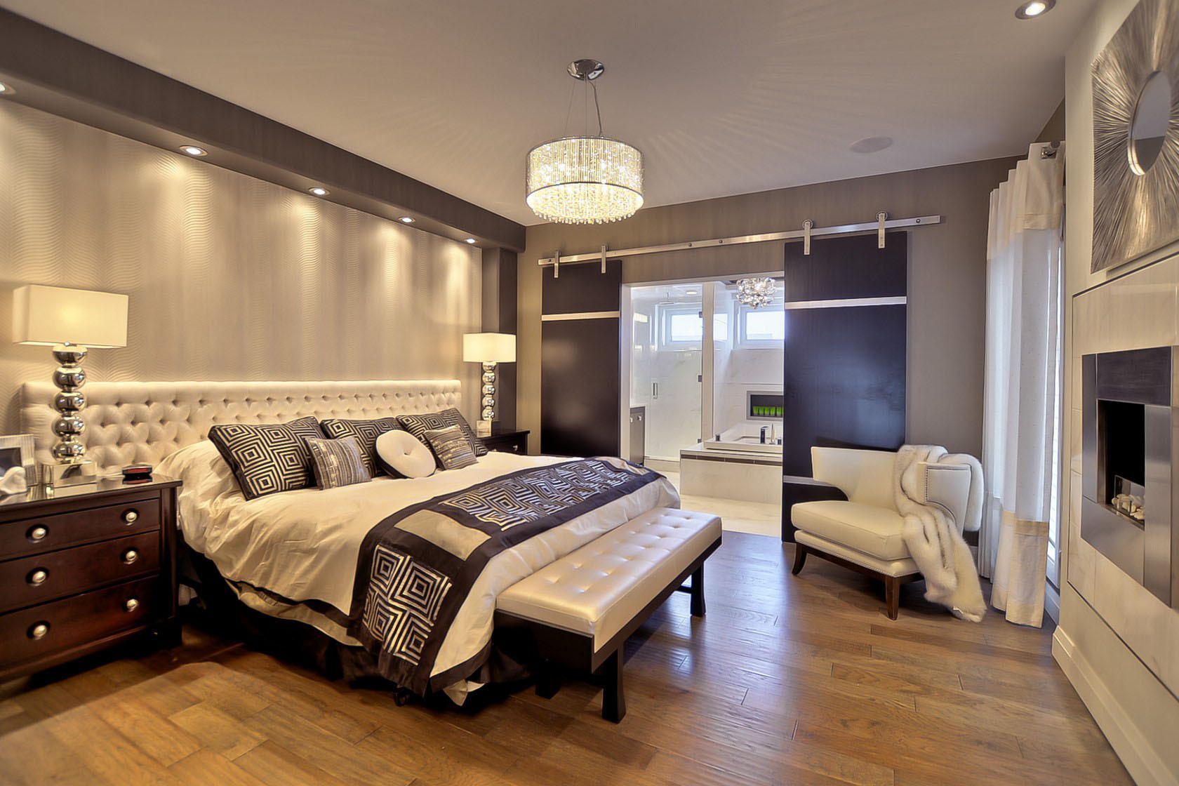 Dream Master Bedroom
 Contemporary Custom Dream Home In Saskatoon With Inspiring