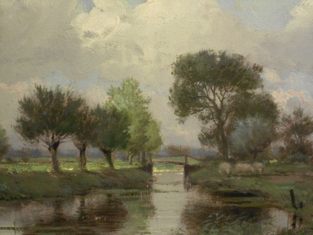 Dutch Landscape Painting Inspirational Dutch Landscape Oil Painting by Van Moerkerken From Clean