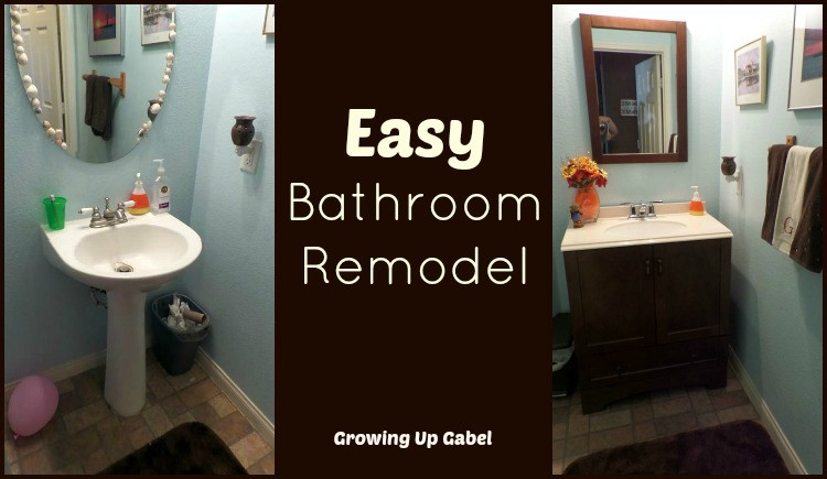 Easy Bathroom Remodel
 Easy Bathroom Remodel with Moen Boardwalk Faucet