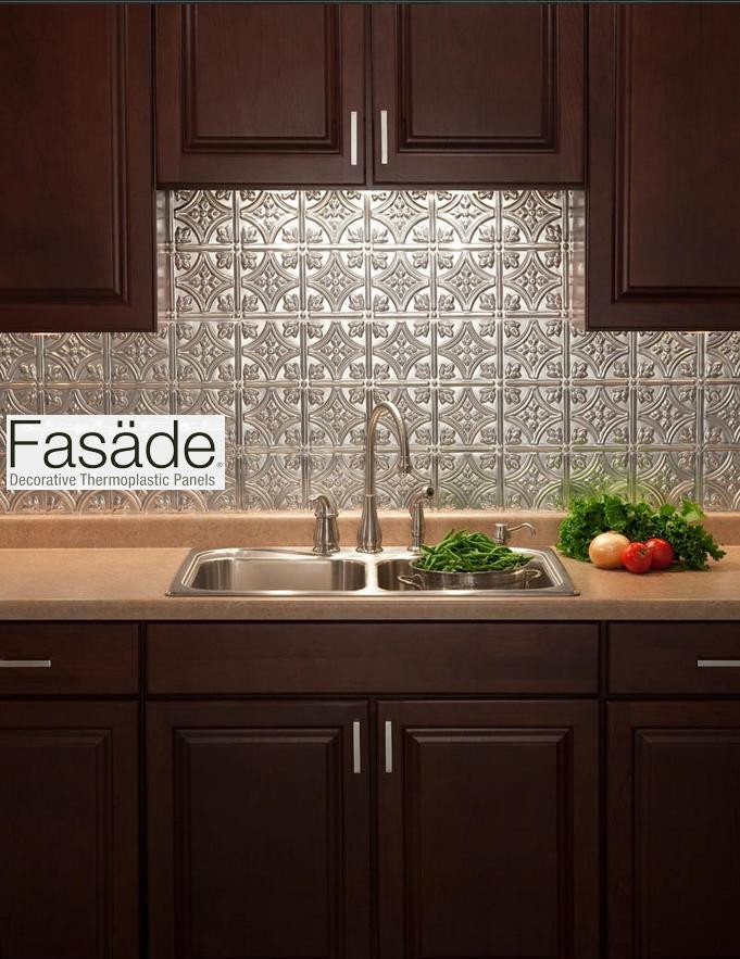 Easy To Install Kitchen Backsplash
 "FASADE" backsplash quick and easy to install great
