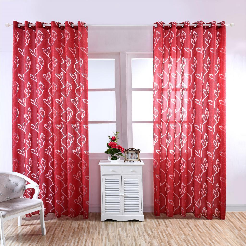 Ebay Curtains For Living Room
 Simple Sheer Curtain Drapes Voile Curtain Valance for