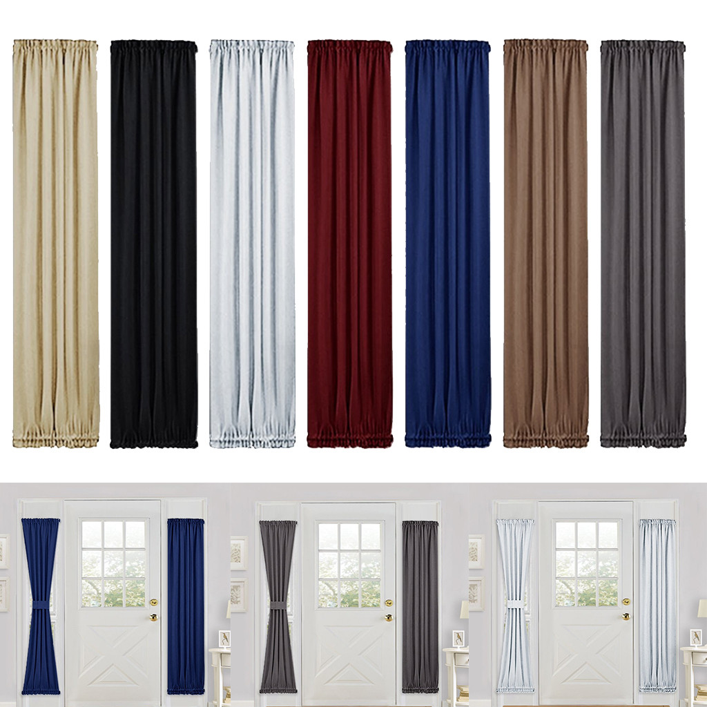 Ebay Curtains For Living Room
 1 Panel Rod Pocket Door Panel Curtain Thermal Insulated