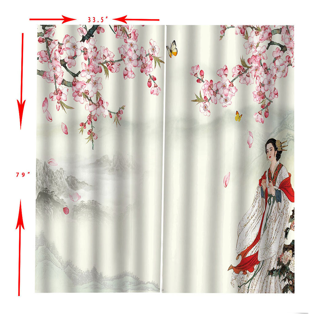 Ebay Curtains For Living Room
 Digital Print Curtain Living Room Thermal Insulated