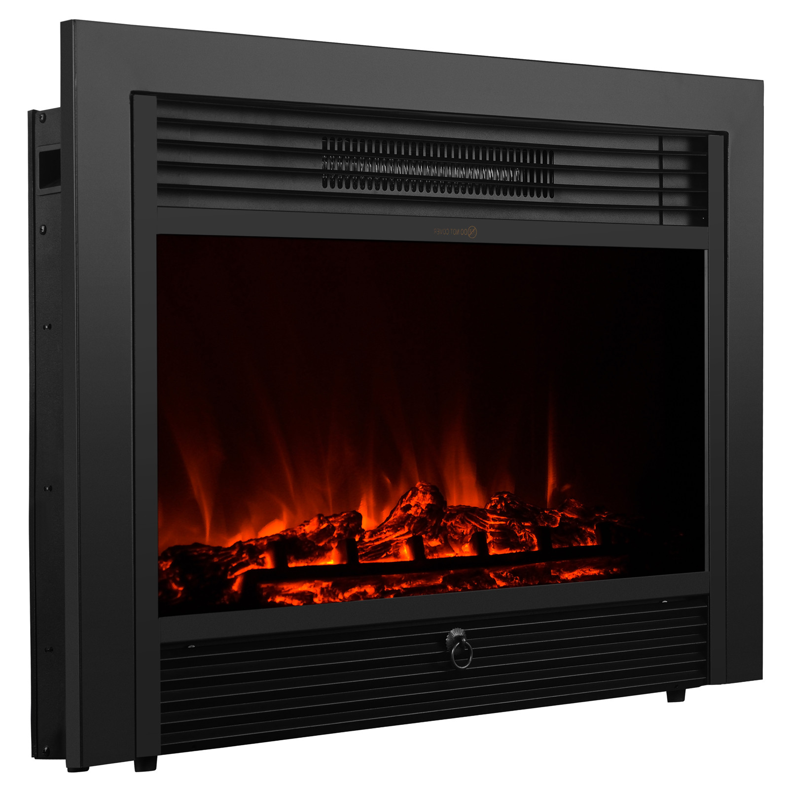 Electric Fireplace Insert With Blower
 28 5" Embedded Electric Fireplace Insert Heater Glass View