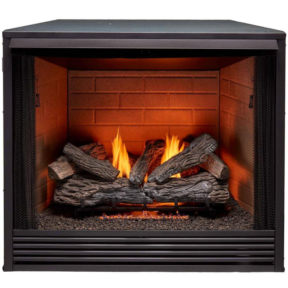 Electric Fireplace Insert With Blower
 Pro 36 in Ventless Gas Firebox Insert PC36VFC The