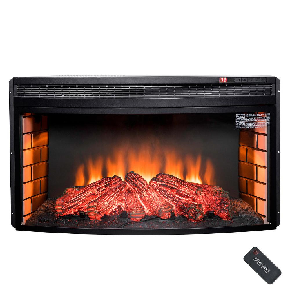 Electric Fireplace Insert With Blower
 AKDY Electric Fireplace Insert Heater Freestanding Black