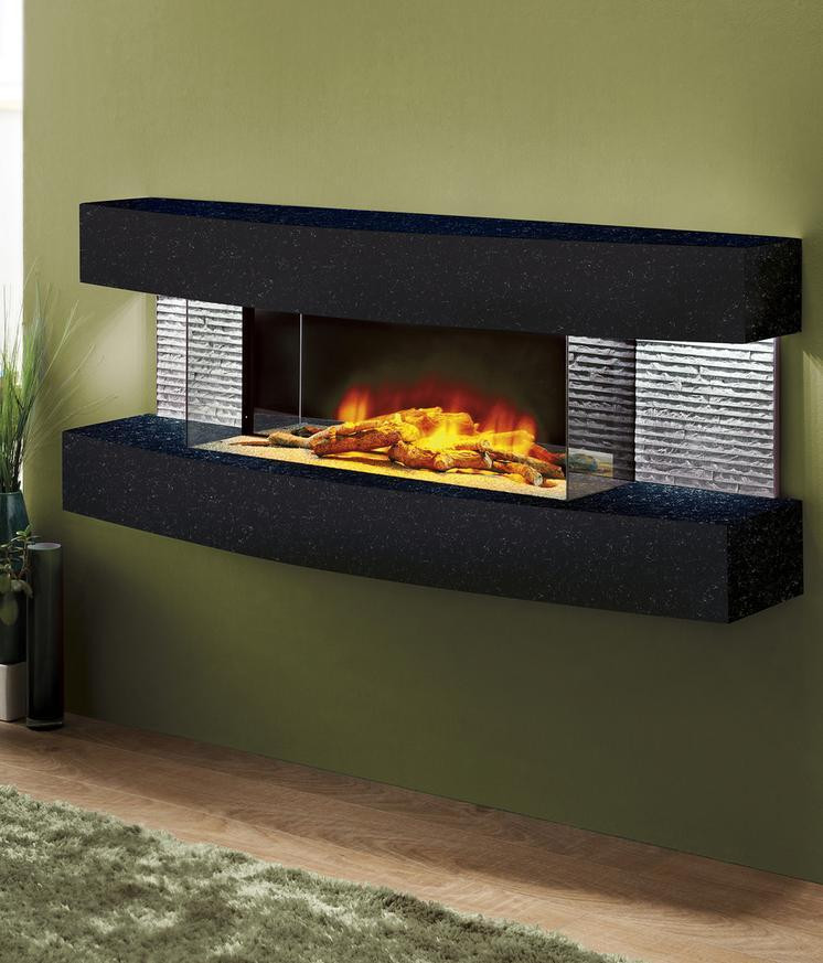 Electric Fireplace Modern Wall Mount
 Evolution Fires Texas Curve Modern Electric Fireplace Wall