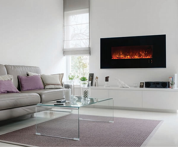 Electric Fireplace Recessed
 Modern Flames 60 Inch Electric Fireplace Wall Recessed