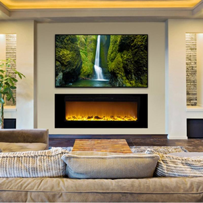 Electric Fireplace Recessed
 Touchstone Refurbished Sideline 60 Recessed Electric