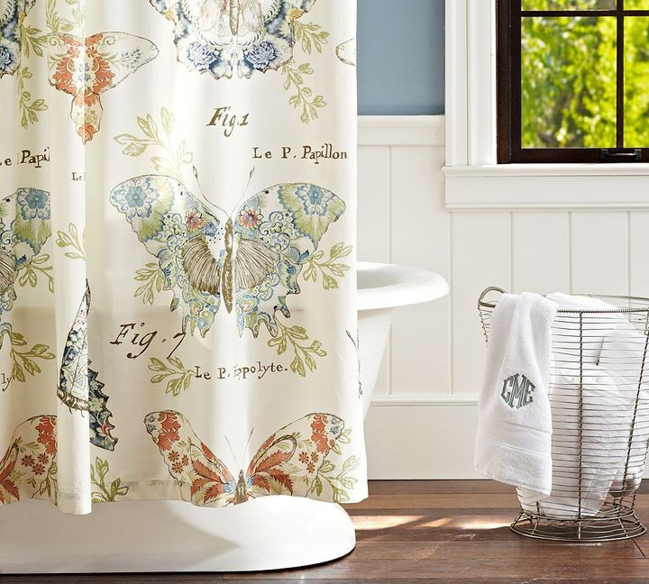 Elegant Bathroom Shower Curtains
 53 best images about Butterfly shower curtains on Pinterest