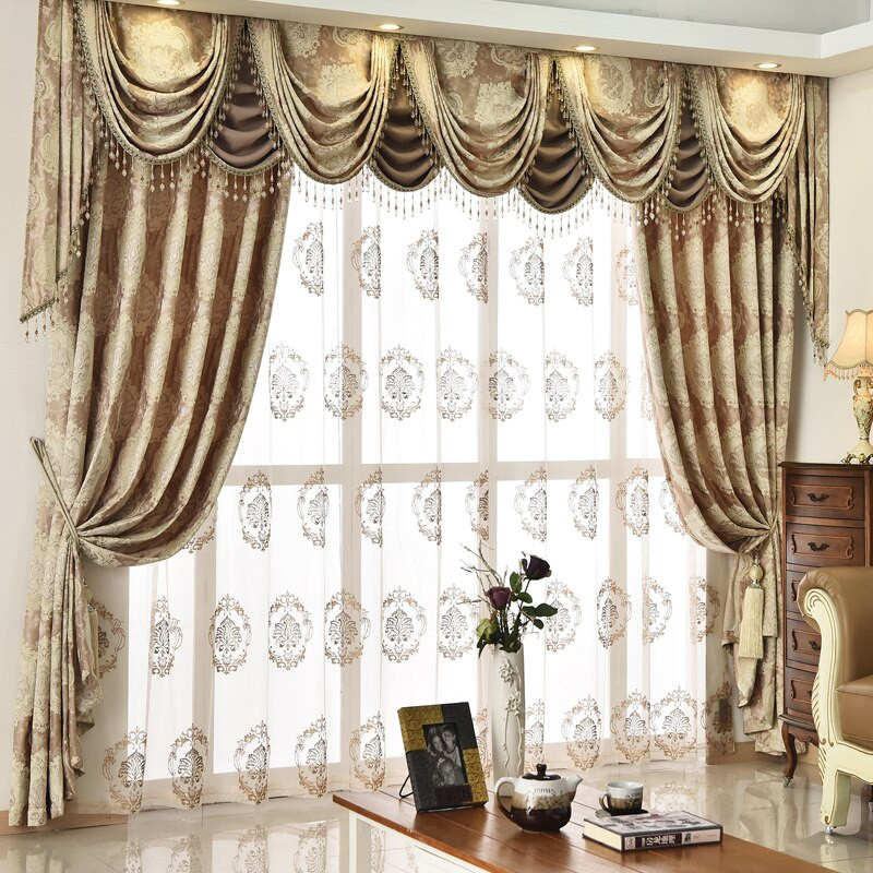 Elegant Curtains For Living Room
 Aliexpress Buy European Golden Royal Luxury Curtains