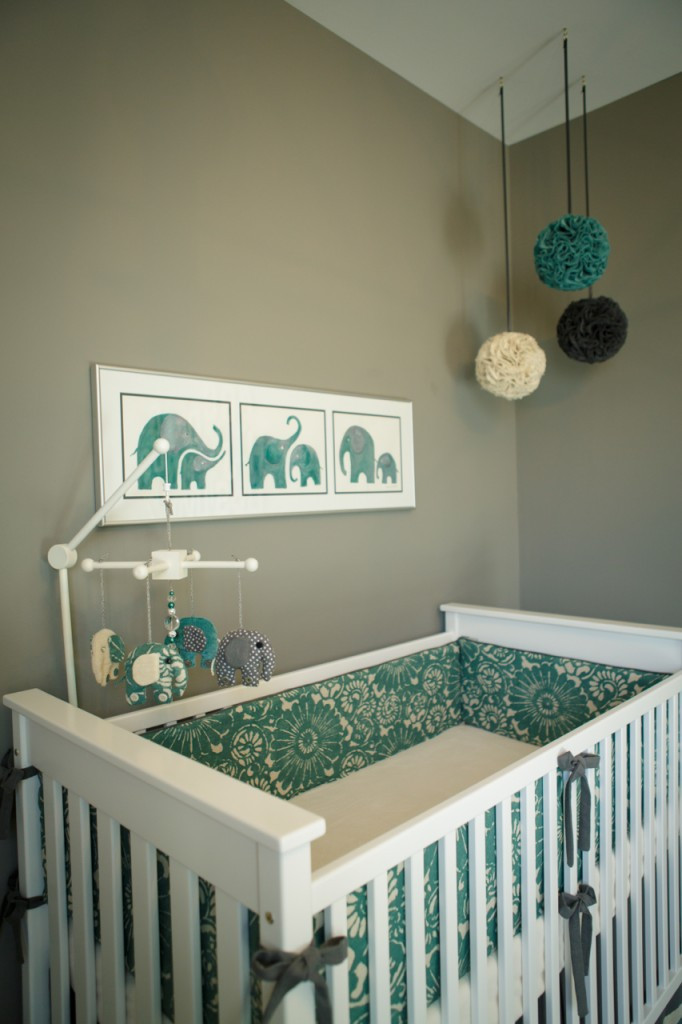 Elephant Decor For Baby Nursery
 Emaline s Elephant Nursery Project Nursery