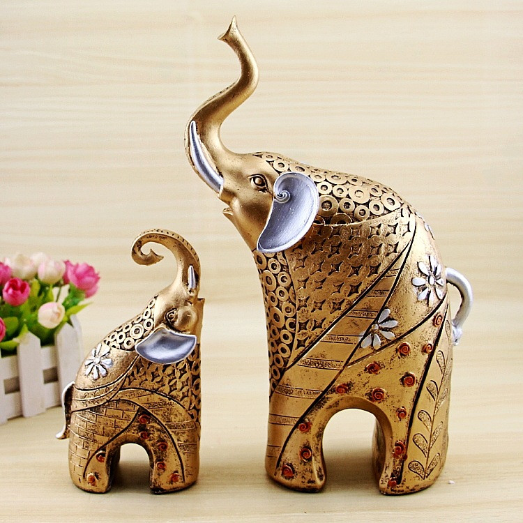 Elephant Decor For Living Room
 Elephant Statue Animal Ornaments Home Decor Living Room