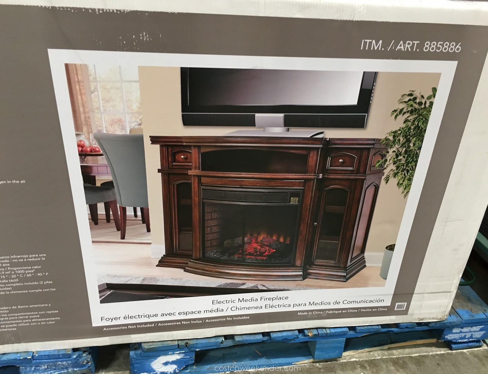 Ember Hearth Electric Fireplace Costco Awesome Ember Hearth Electric Media Fireplace