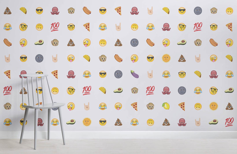 Emoji Wallpaper For Bedroom
 Boys Emoji Wall Mural