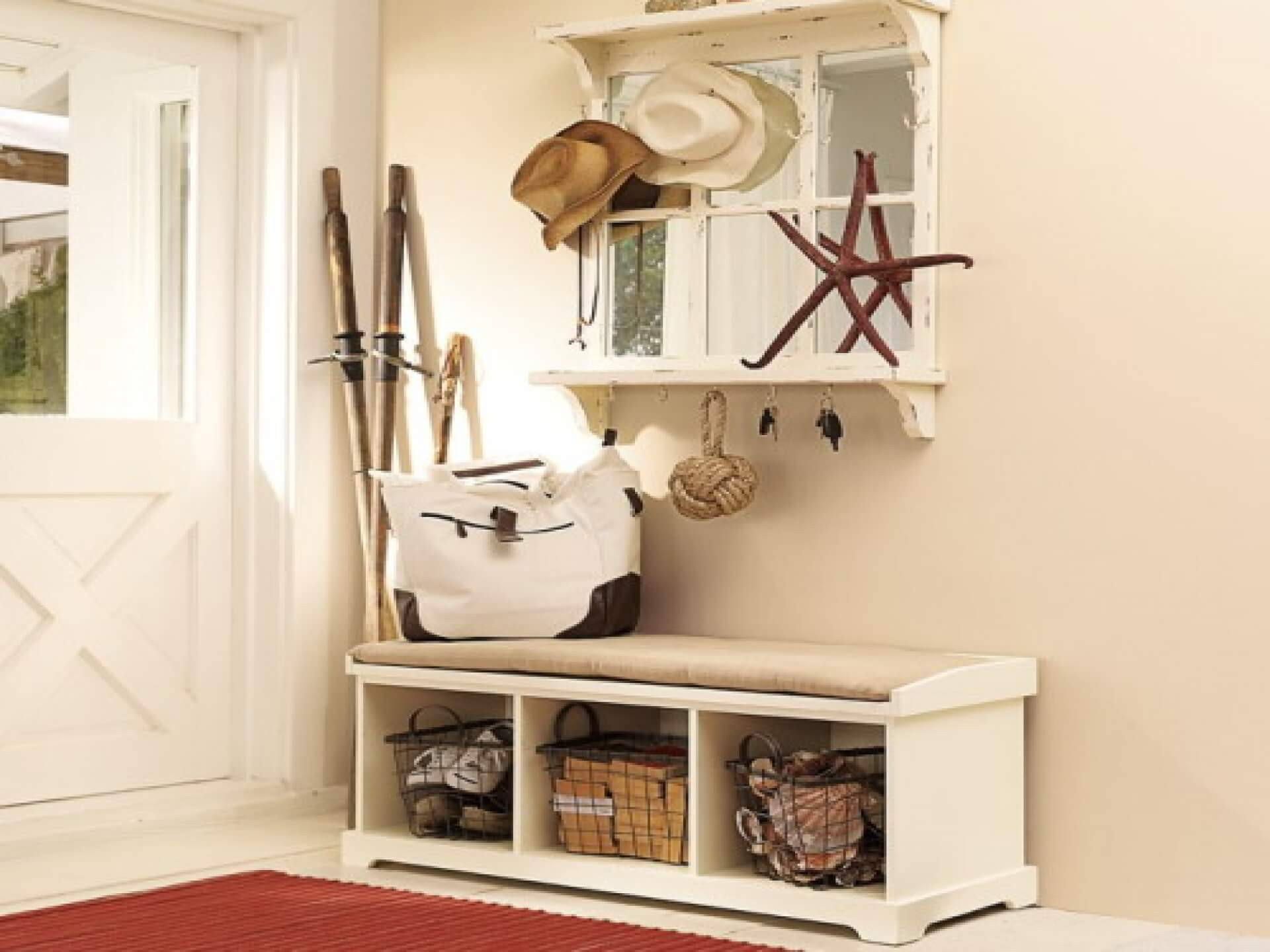Entryway Bench With Shoe Storage
 45 Superb Mudroom & Entryway Design Ideas with Benches