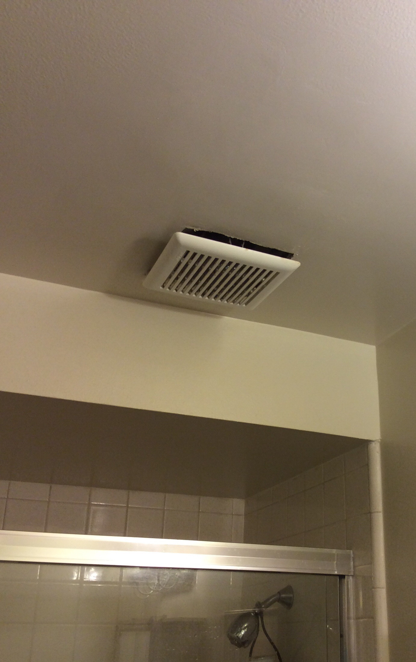 Exhaust Fan Bathroom
 bathroom Is it normal for an exhaust fan cover to hang