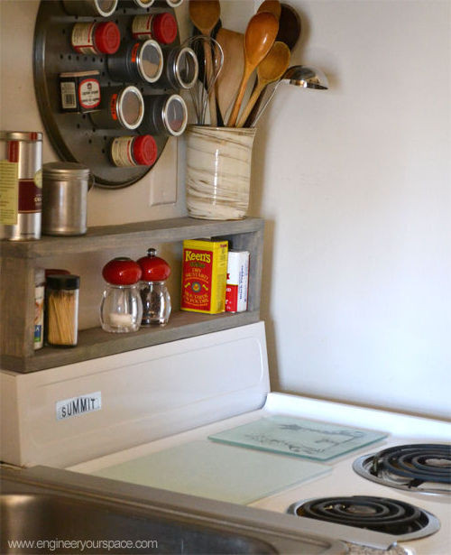 Extra Kitchen Storage Ideas
 Extra Storage in a Small Kitchen DIY Shelf the