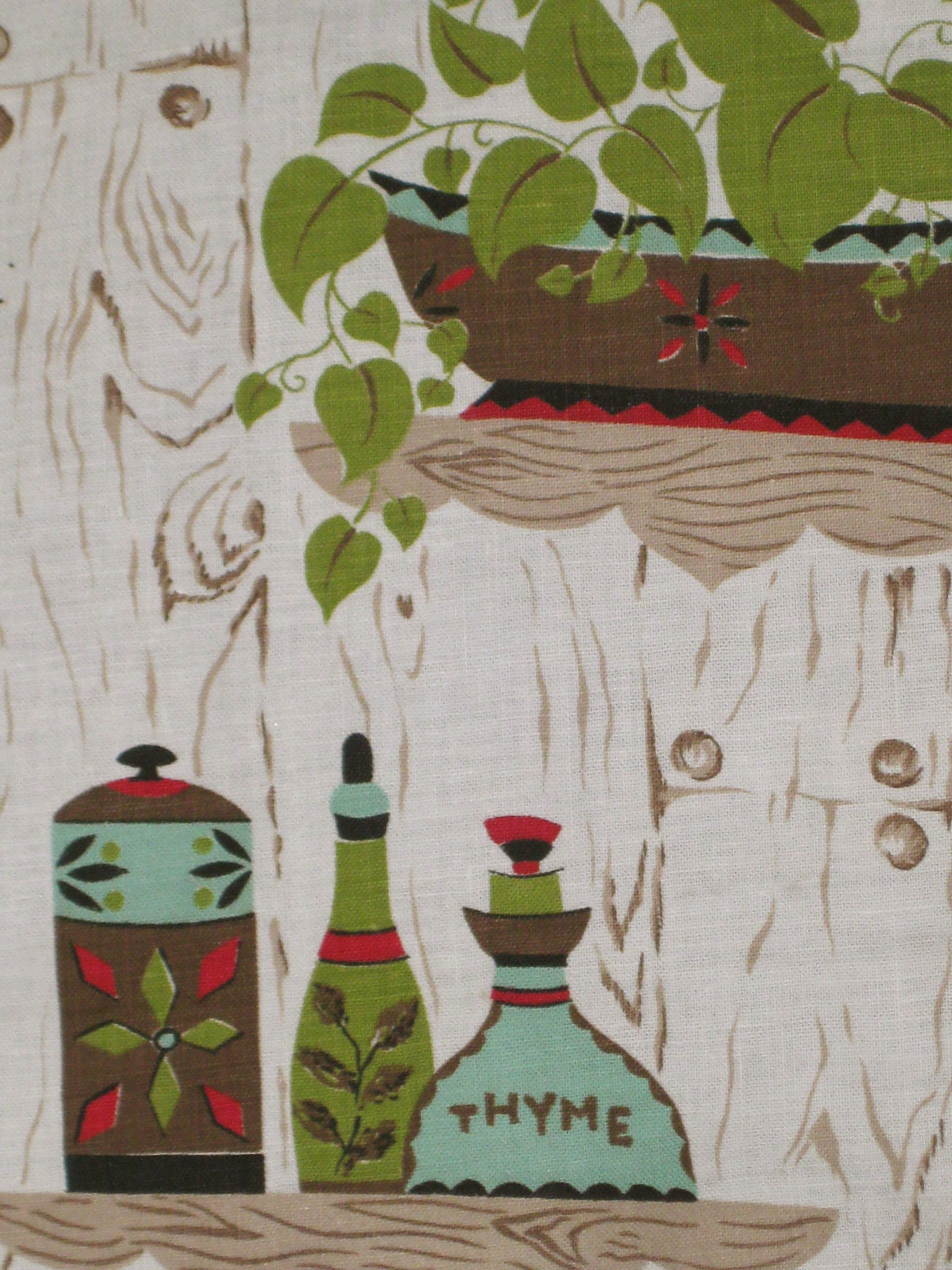 Fabric For Kitchen Curtain
 retro kitchen curtain fabric