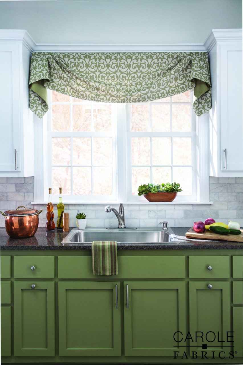 Fabric For Kitchen Curtain
 Fabric Valances & Draperies