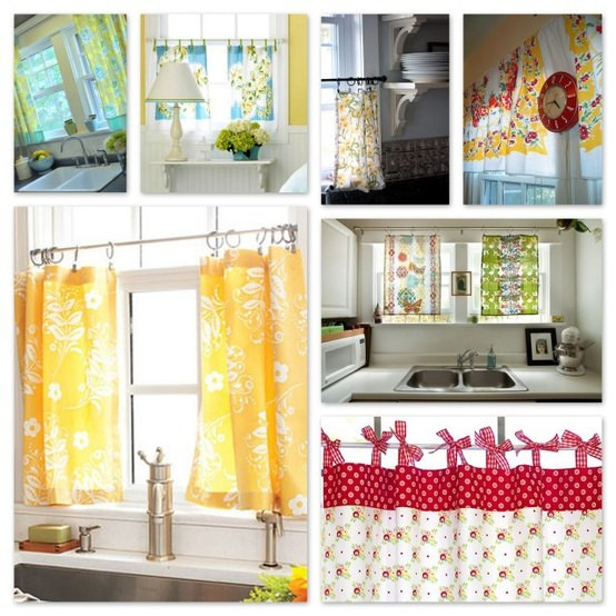 Fabric For Kitchen Curtain
 Kitchen curtains modern interior design ideas